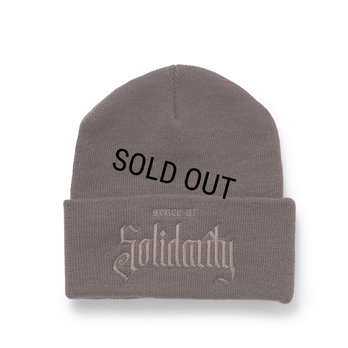 画像1: RATS/KNIT CAP SOLIDARITY（BROWN）［ニットキャップ-23秋冬］ (1)