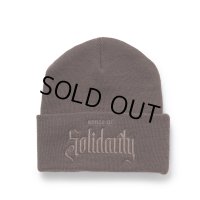 RATS/KNIT CAP SOLIDARITY（BROWN）［ニットキャップ-23秋冬］