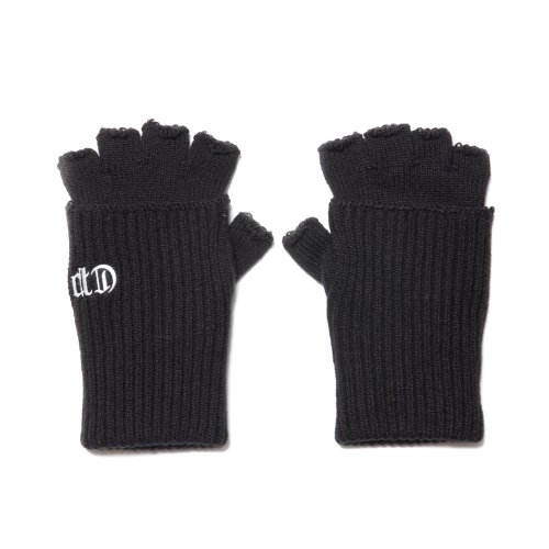 他の写真1: COOTIE PRODUCTIONS/Lowgauge Fingerless Knit Glove（Black）［フィンガーレスニットグローブ-23秋冬］