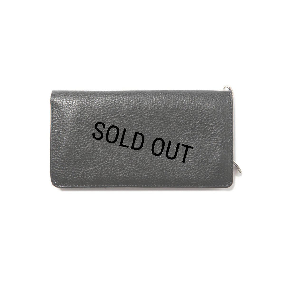 画像2: CALEE/STUDS LEATHER LONG WALLET（BLACK）［スタッズレザーロングウォレット-23秋冬］ (2)