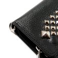 画像7: CALEE/STUDS LEATHER LONG WALLET（BLACK）［スタッズレザーロングウォレット-23秋冬］