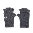 画像1: COOTIE PRODUCTIONS/Lowgauge Fingerless Knit Glove（Black Mix）［フィンガーレスニットグローブ-23秋冬］ (1)