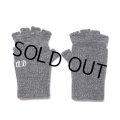 COOTIE PRODUCTIONS/Lowgauge Fingerless Knit Glove（Black Mix）［フィンガーレスニットグローブ-23秋冬］