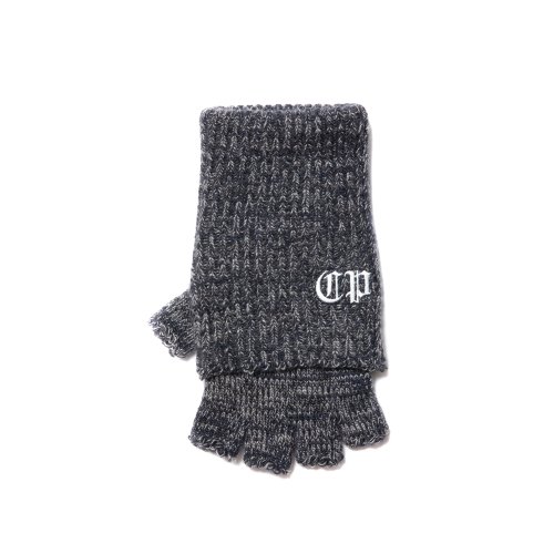 他の写真2: COOTIE PRODUCTIONS/Lowgauge Fingerless Knit Glove（Black Mix）［フィンガーレスニットグローブ-23秋冬］