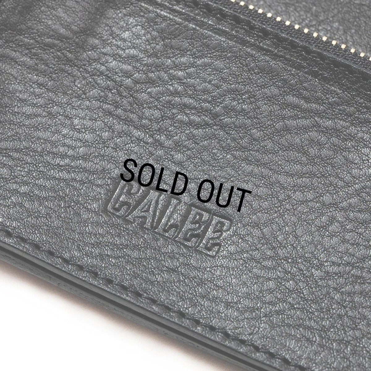 画像7: CALEE/STUDS LEATHER FLAP HALF WALLET（BLACK）［スタッズレザーハーフウォレット-23秋冬］ (7)