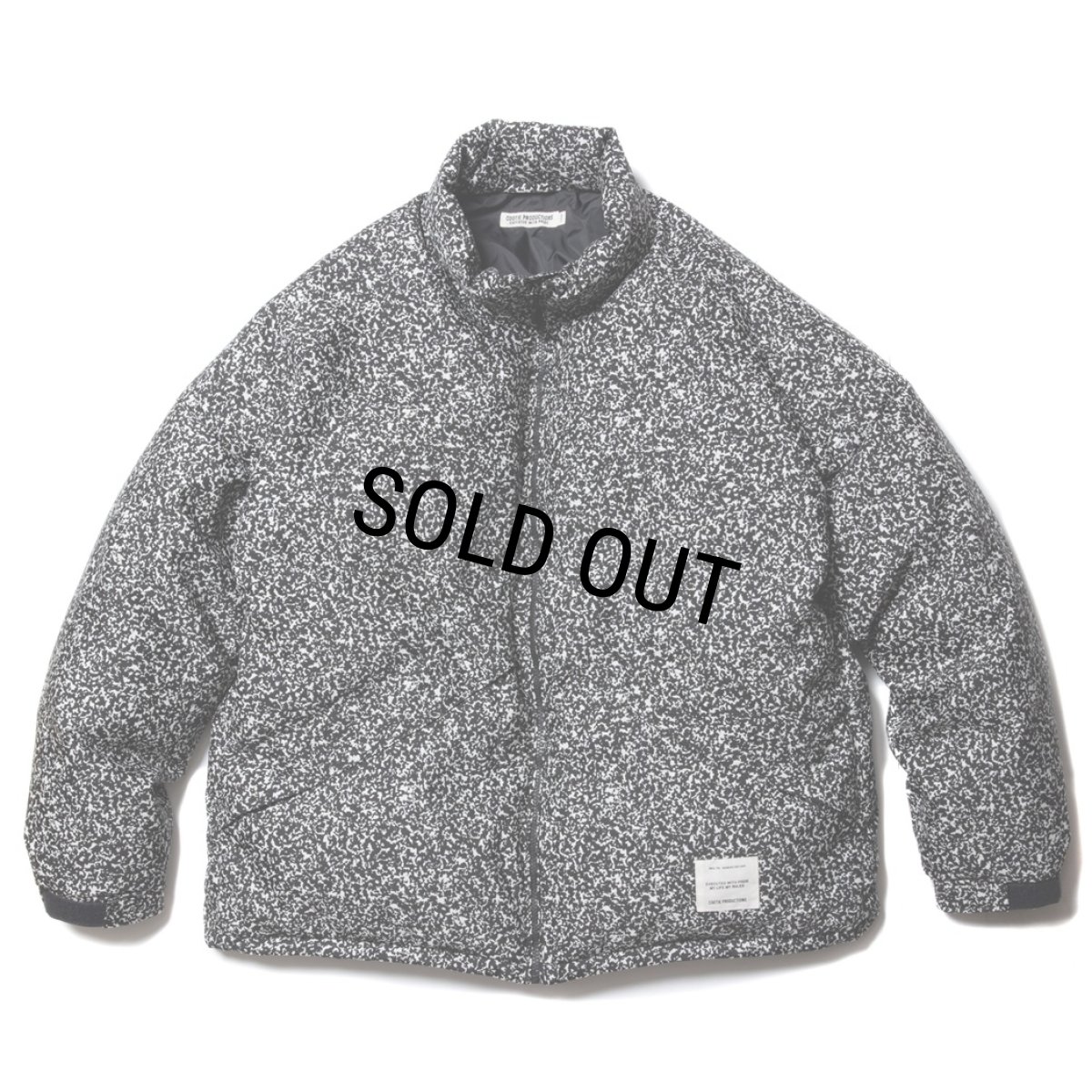画像1: COOTIE PRODUCTIONS/T/W Jacquard Down Jacket（Black）［ジャガードダウンJKT-23秋冬］ (1)