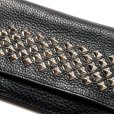 画像6: CALEE/STUDS LEATHER LONG WALLET（BLACK）［スタッズレザーロングウォレット-23秋冬］