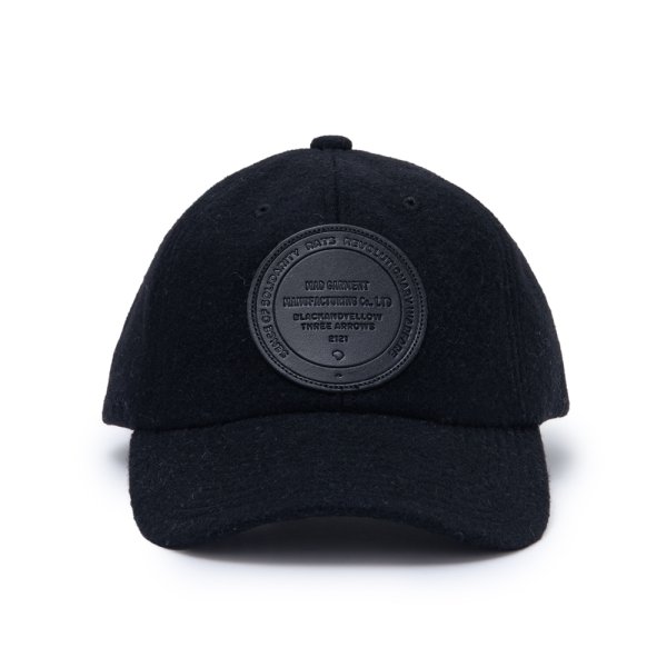 画像1: 【30%OFF】RATS/WOOL LEATHER PATCH CAP（各色）［ウールレザーパッチキャップ-23秋冬］