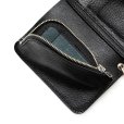 画像8: CALEE/STUDS LEATHER FLAP HALF WALLET（BLACK）［スタッズレザーハーフウォレット-23秋冬］