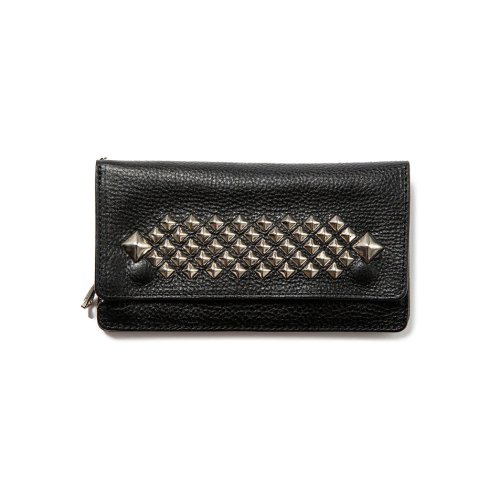 他の写真1: CALEE/STUDS LEATHER LONG WALLET（BLACK）［スタッズレザーロングウォレット-23秋冬］