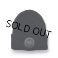 RATS/KNIT CAP CIRCLE PATCH（BLACK）［ニットキャップ-23秋冬］