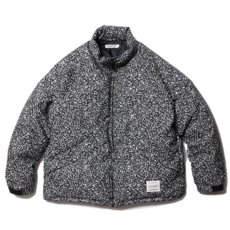 画像1: COOTIE PRODUCTIONS/T/W Jacquard Down Jacket（Black）［ジャガードダウンJKT-23秋冬］