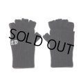 COOTIE PRODUCTIONS/Lowgauge Fingerless Knit Glove（Black）［フィンガーレスニットグローブ-23秋冬］