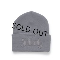 【30%OFF】RATS/KNIT CAP SOLIDARITY（GRAY）［ニットキャップ-23秋冬］