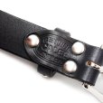 画像6: CALEE/STUDS LEATHER NARROW BELT（BLACK）［スタッズレザーナローベルト-23秋冬］