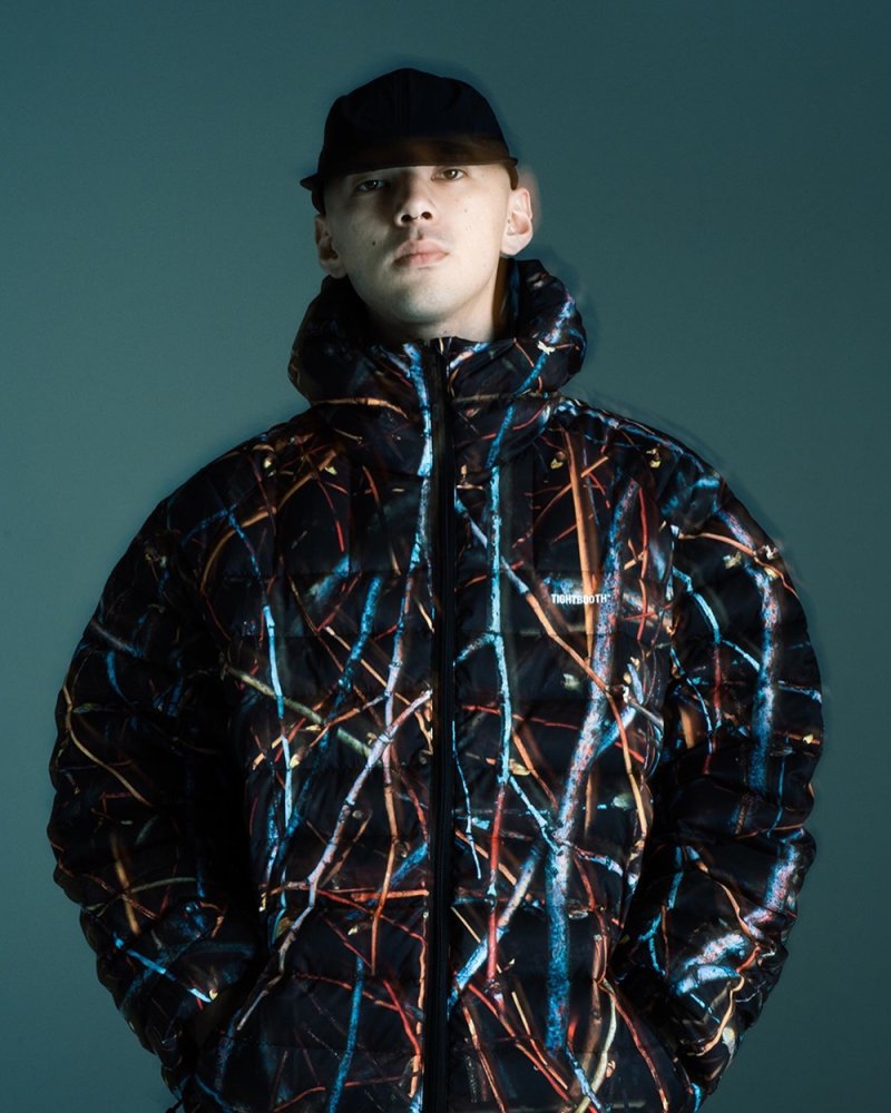 画像3: TIGHTBOOTH/LIGHT DOWN JKT（Branch Camo） 【30%OFF】［ライトダウンJKT-23秋冬］