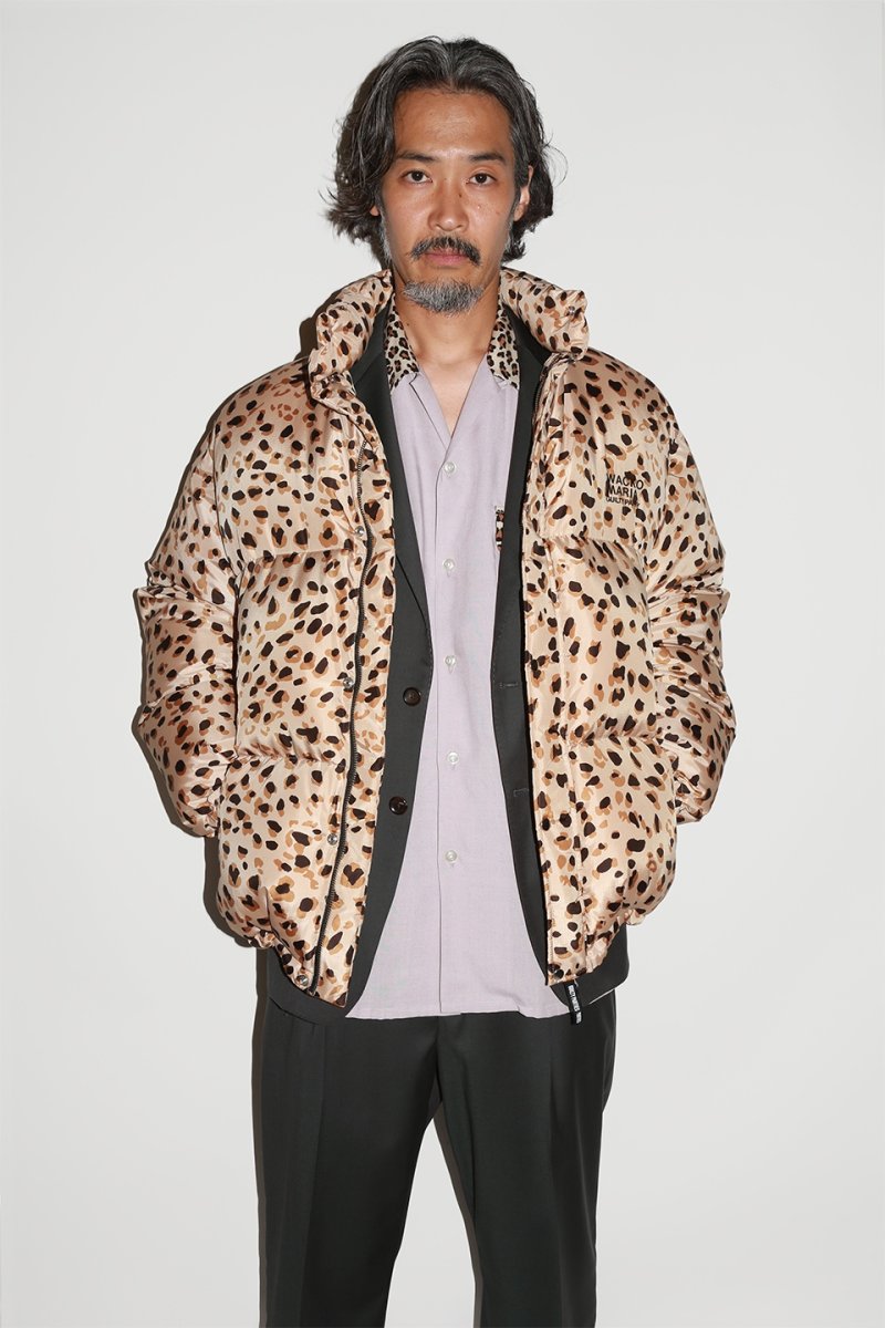 画像3: WACKO MARIA/NANGA / LEOPARD DOWN JACKET（BEIGE）［レオパードダウンJKT-23秋冬］