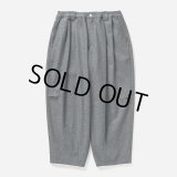 TIGHTBOOTH/WOOL HERRINGBONE BALLOON PANTS（Charcoal） 【20%OFF】［ウールヘリンボーンバルーンパンツ-23秋冬］