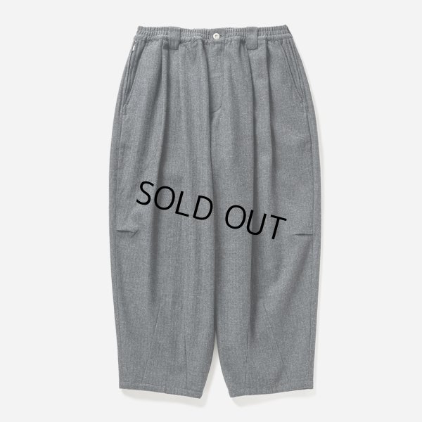 画像1: TIGHTBOOTH/WOOL HERRINGBONE BALLOON PANTS（Charcoal） 【20%OFF】［ウールヘリンボーンバルーンパンツ-23秋冬］