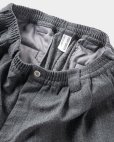 画像3: TIGHTBOOTH/WOOL HERRINGBONE BALLOON PANTS（Charcoal） 【20%OFF】［ウールヘリンボーンバルーンパンツ-23秋冬］