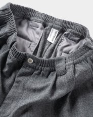 画像3: TIGHTBOOTH/WOOL HERRINGBONE BALLOON PANTS（Charcoal） 【20%OFF】［ウールヘリンボーンバルーンパンツ-23秋冬］ (3)
