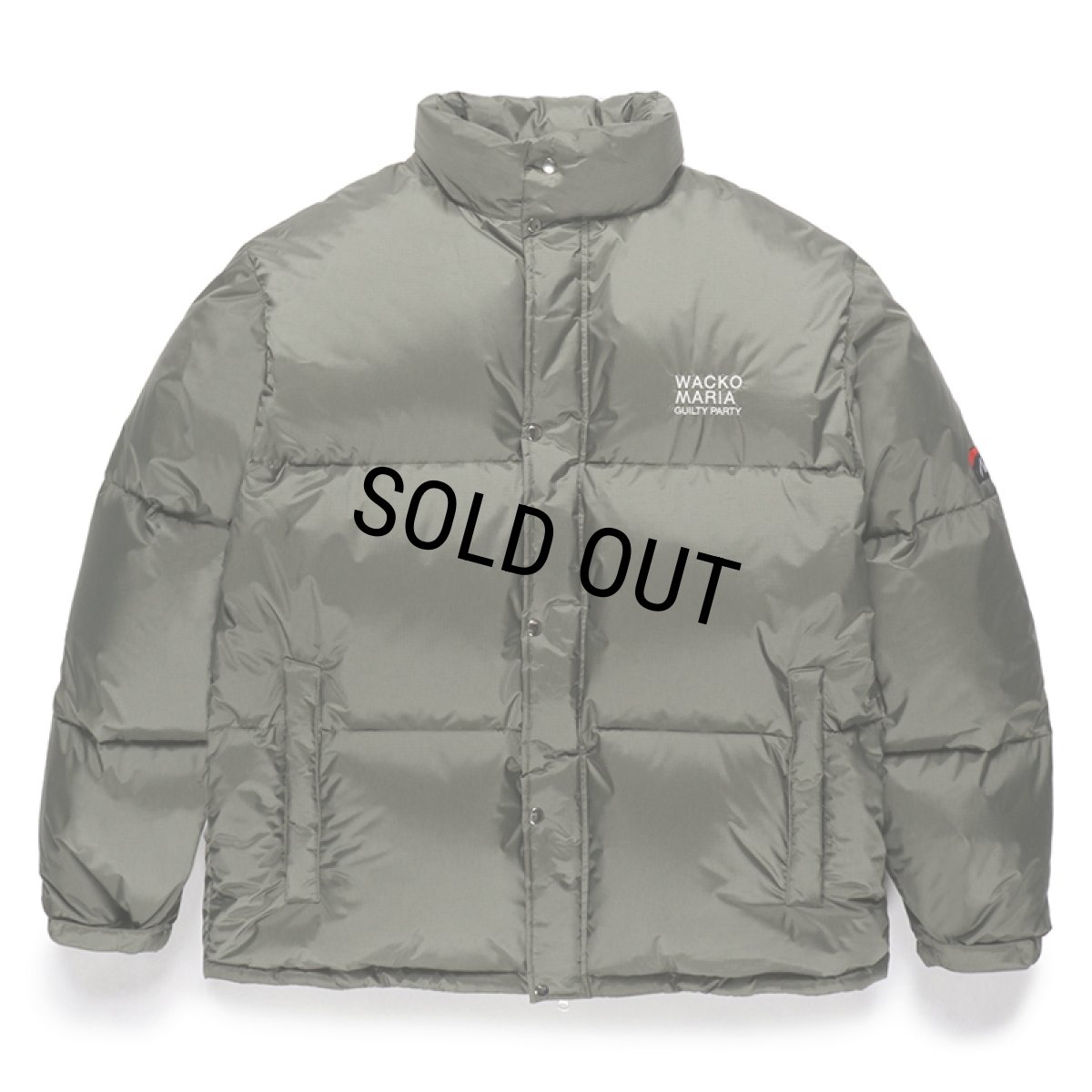 画像1: WACKO MARIA/NANGA / DOWN JACKET（GRAYGREEN）［ダウンJKT-23秋冬］ (1)