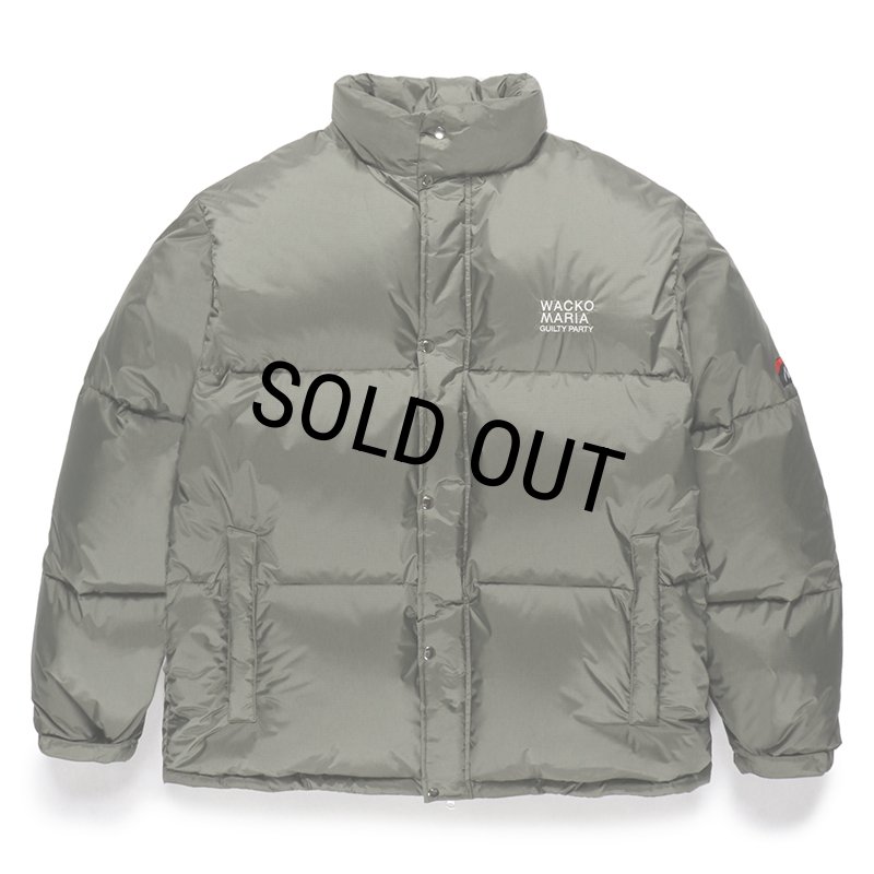 WACKO MARIA/NANGA / DOWN JACKET（GRAYGREEN）［ダウンJKT-23