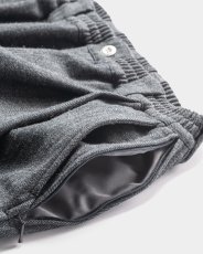 画像5: TIGHTBOOTH/WOOL HERRINGBONE BALLOON PANTS（Charcoal） 【20%OFF】［ウールヘリンボーンバルーンパンツ-23秋冬］ (5)