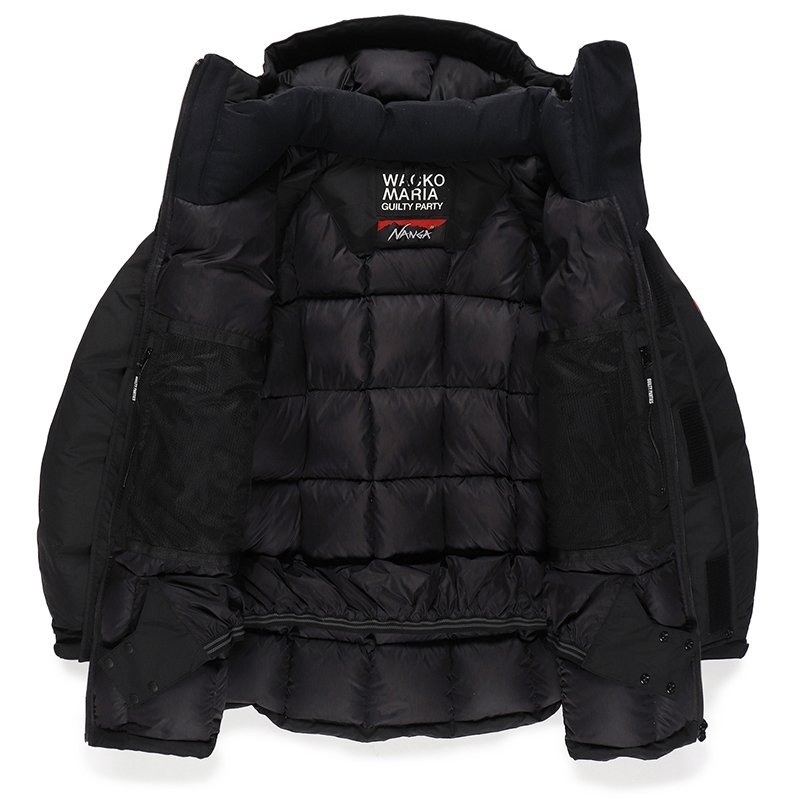 画像2: WACKO MARIA/NANGA / MOUNTAIN BELAY COAT（BLACK）［マウンテンビレーコート-23秋冬］
