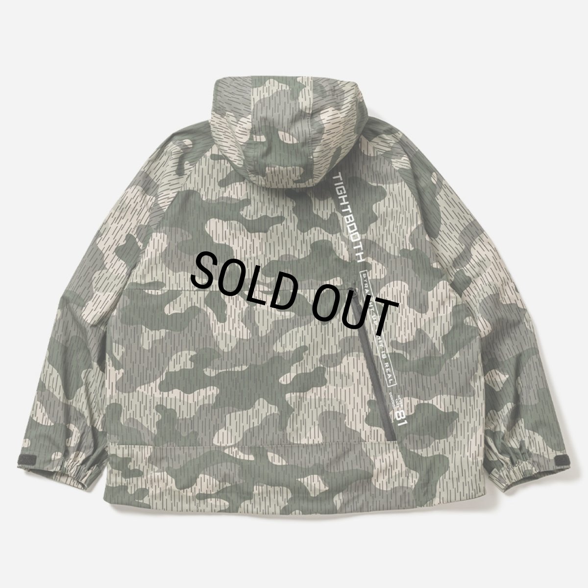 画像2: TIGHTBOOTH/RAIN CAMO 3 LAYER MOUNTAIN PARKA（Camo） 【30%OFF】［レインカモ3レイヤーマウンテンパーカー-23秋冬］ (2)