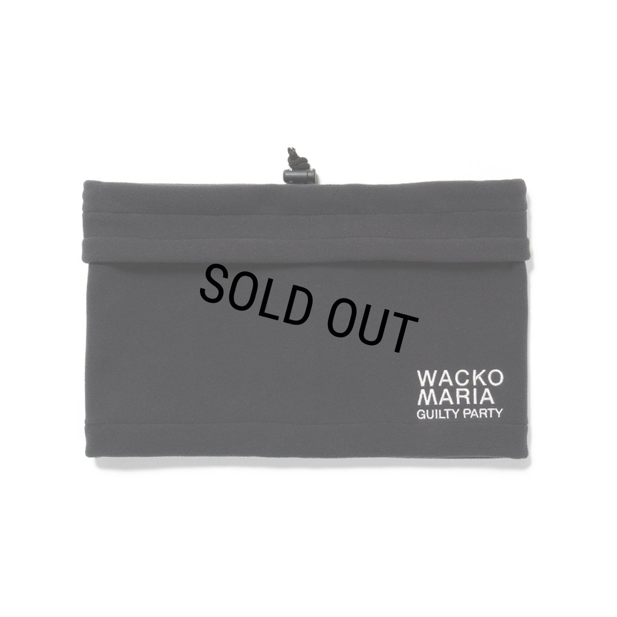 画像1: WACKO MARIA/FLEECE NECK WARMER（BLACK）［フリースネックウォーマー-23秋冬］ (1)