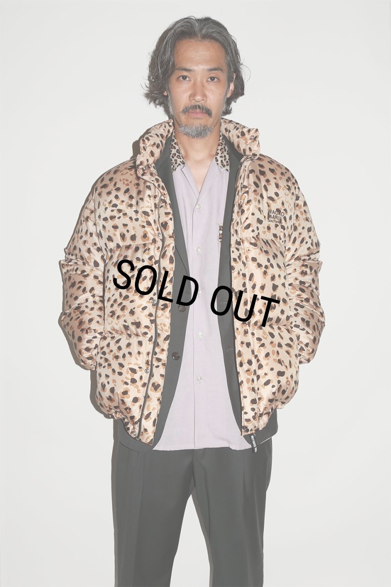 画像3: WACKO MARIA/NANGA / LEOPARD DOWN JACKET（BEIGE）［レオパードダウンJKT-23秋冬］ (3)
