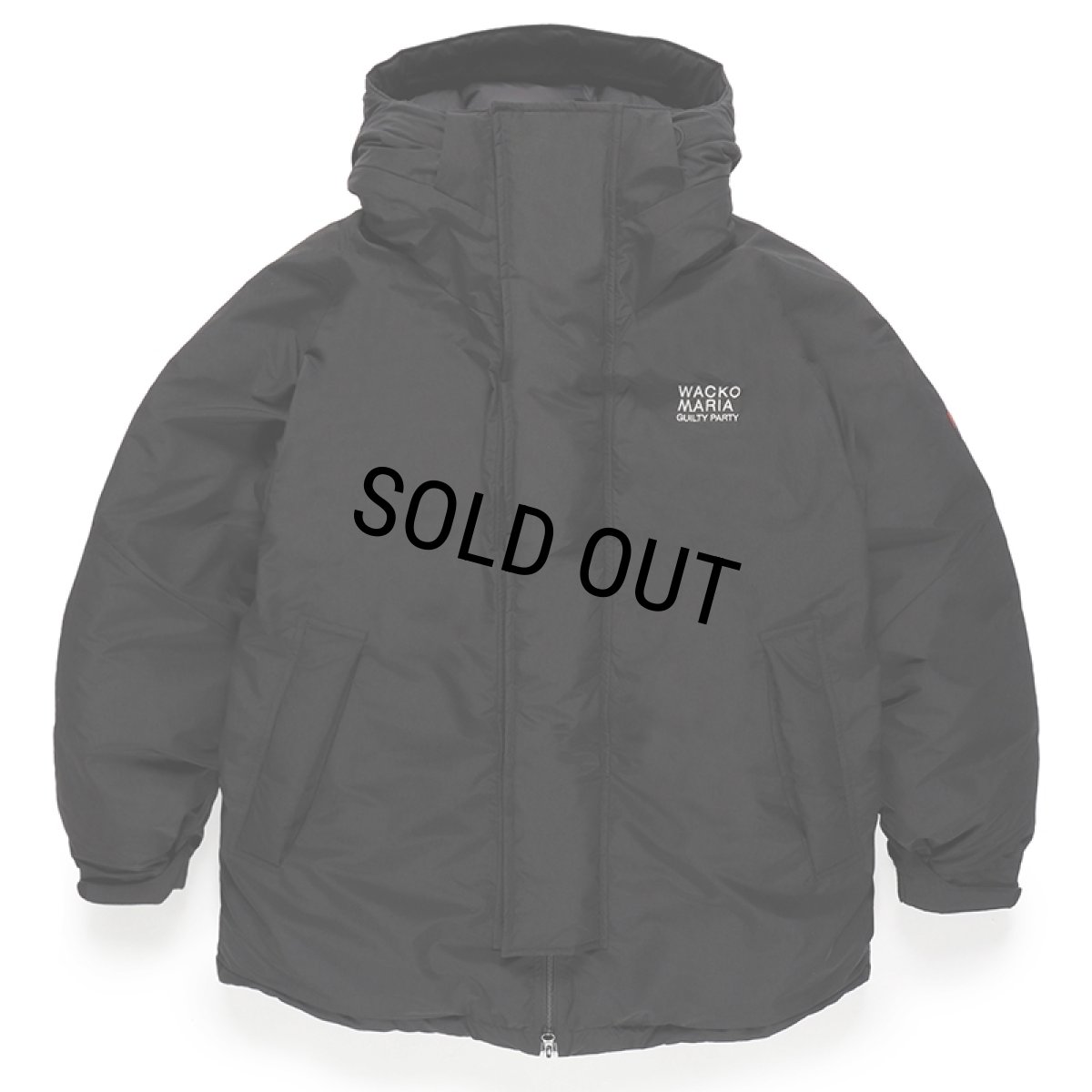 画像1: WACKO MARIA/NANGA / MOUNTAIN BELAY COAT（BLACK）［マウンテンビレーコート-23秋冬］ (1)