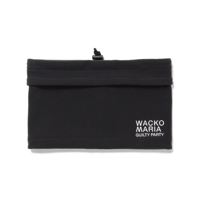 画像1: WACKO MARIA/FLEECE NECK WARMER（BLACK）［フリースネックウォーマー-23秋冬］