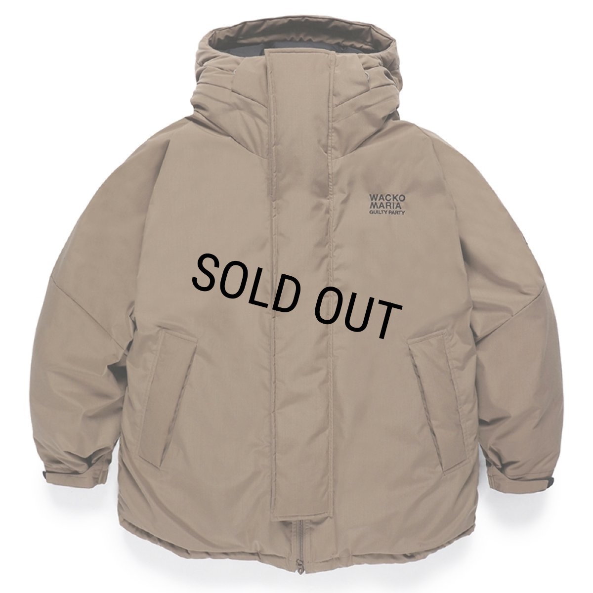 画像1: WACKO MARIA/NANGA / MOUNTAIN BELAY COAT（BEIGE）［マウンテンビレーコート-23秋冬］ (1)