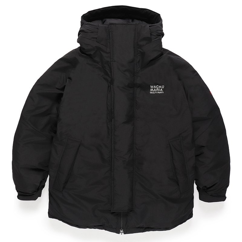 画像1: WACKO MARIA/NANGA / MOUNTAIN BELAY COAT（BLACK）［マウンテンビレーコート-23秋冬］