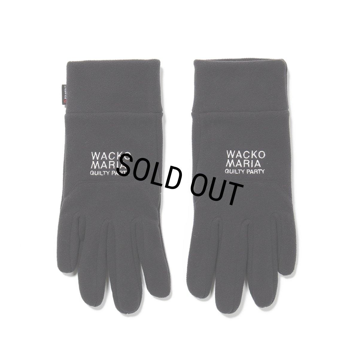 画像1: WACKO MARIA/FLEECE GLOVES（BLACK）［フリースグローブ-23秋冬］ (1)