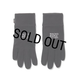 WACKOMARIA FLEECE GLOVES フリースグローブ 手袋 WACKO MARIA/FLEECE GLOVES（BLACK）［フリースグローブ-23秋冬