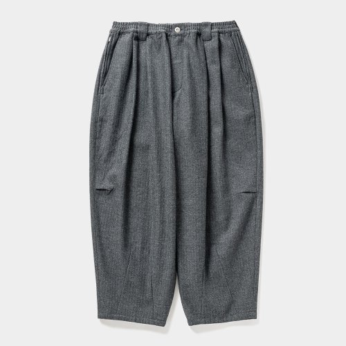 他の写真1: TIGHTBOOTH/WOOL HERRINGBONE BALLOON PANTS（Charcoal） 【20%OFF】［ウールヘリンボーンバルーンパンツ-23秋冬］