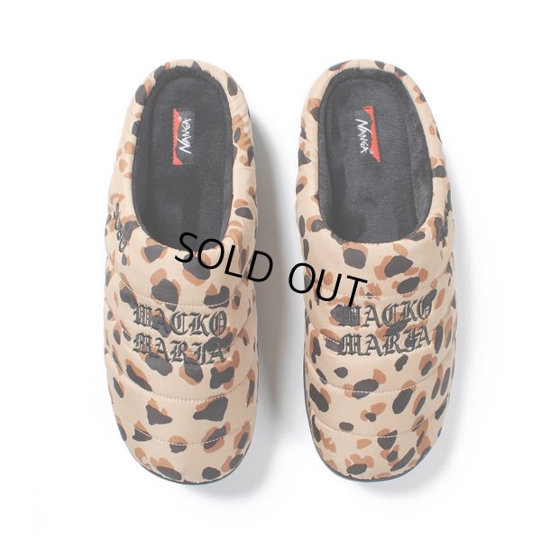 画像1: WACKO MARIA/NANGA / SUBU / LEOPARD AORORA WINTER SANDALS（BEIGE）［レオパードウインターサンダル-23秋冬］