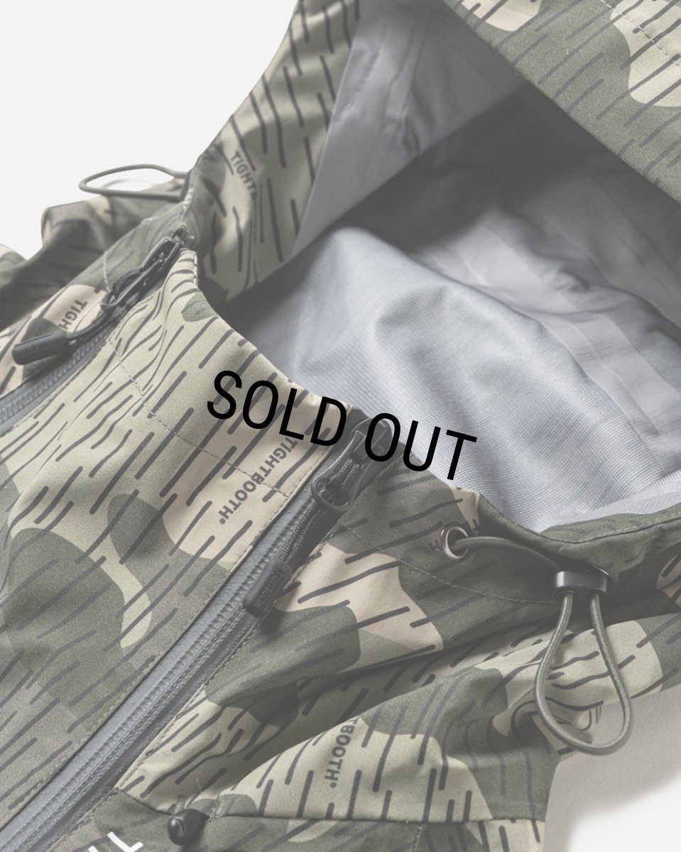 画像4: TIGHTBOOTH/RAIN CAMO 3 LAYER MOUNTAIN PARKA（Camo） 【30%OFF】［レインカモ3レイヤーマウンテンパーカー-23秋冬］ (4)