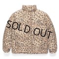 WACKO MARIA/NANGA / LEOPARD DOWN JACKET（BEIGE）［レオパードダウンJKT-23秋冬］