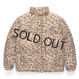 WACKO MARIA/NANGA / LEOPARD DOWN JACKET（BEIGE）［レオパードダウンJKT-23秋冬］