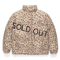 WACKO MARIA/NANGA / LEOPARD DOWN JACKET（BEIGE）［レオパードダウンJKT-23秋冬］