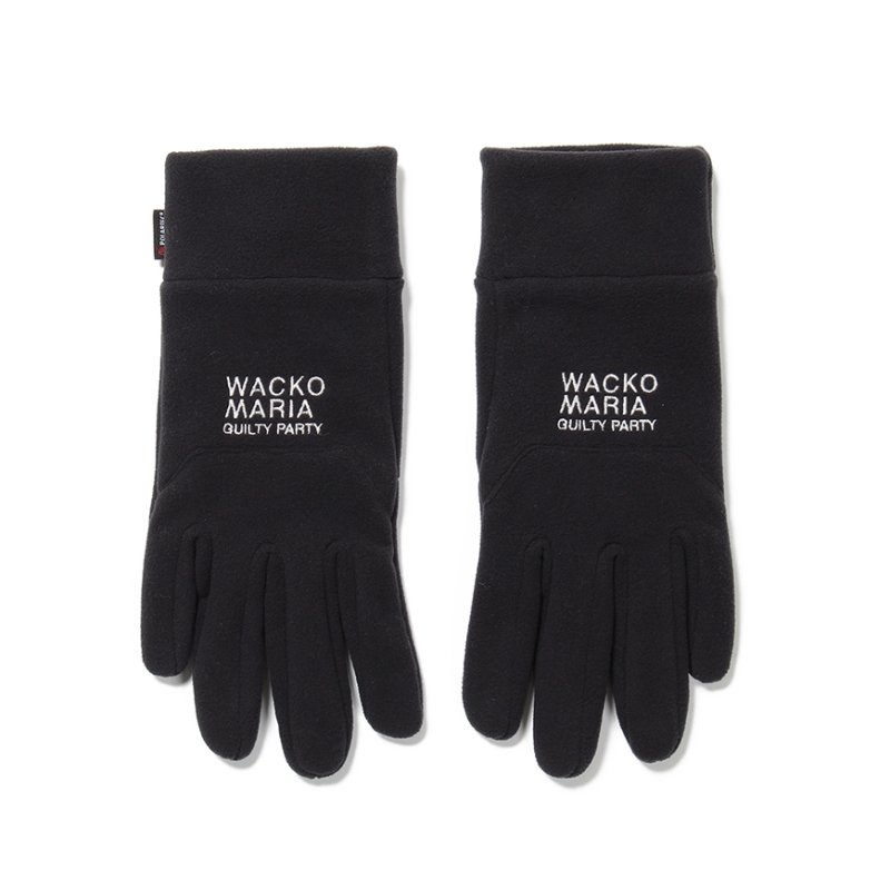 画像1: WACKO MARIA/FLEECE GLOVES（BLACK）［フリースグローブ-23秋冬］