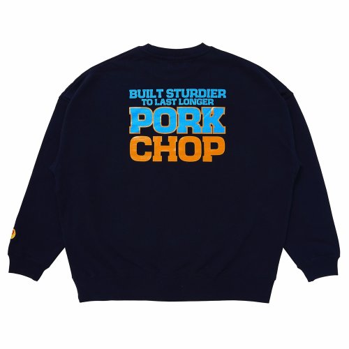 他の写真2: PORKCHOP/O.P. SQUARE SWEAT（NAVY）［クルーネックスウェット-23秋冬］