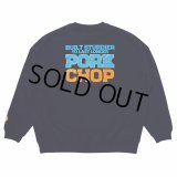 PORKCHOP/O.P. SQUARE SWEAT（NAVY）［クルーネックスウェット-23秋冬］