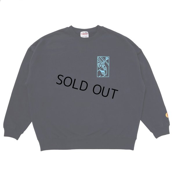 画像2: PORKCHOP/O.P. SQUARE SWEAT（NAVY）［クルーネックスウェット-23秋冬］