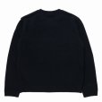 画像2: RATS/FANG CREW NECK KNIT（BLACK）［クルーネックニット-23秋冬］ (2)