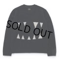 RATS/FANG CREW NECK KNIT（BLACK）［クルーネックニット-23秋冬］